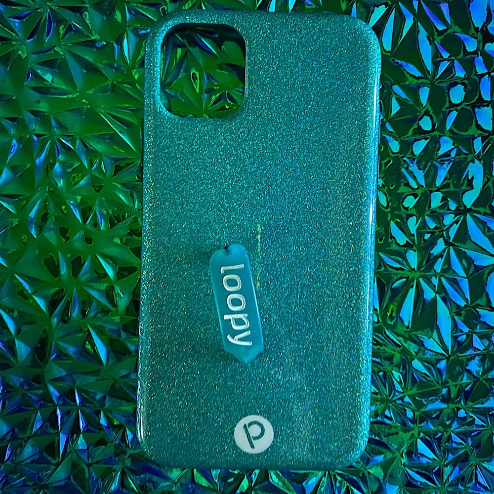 Loopy Teal iPhone 11 phone case